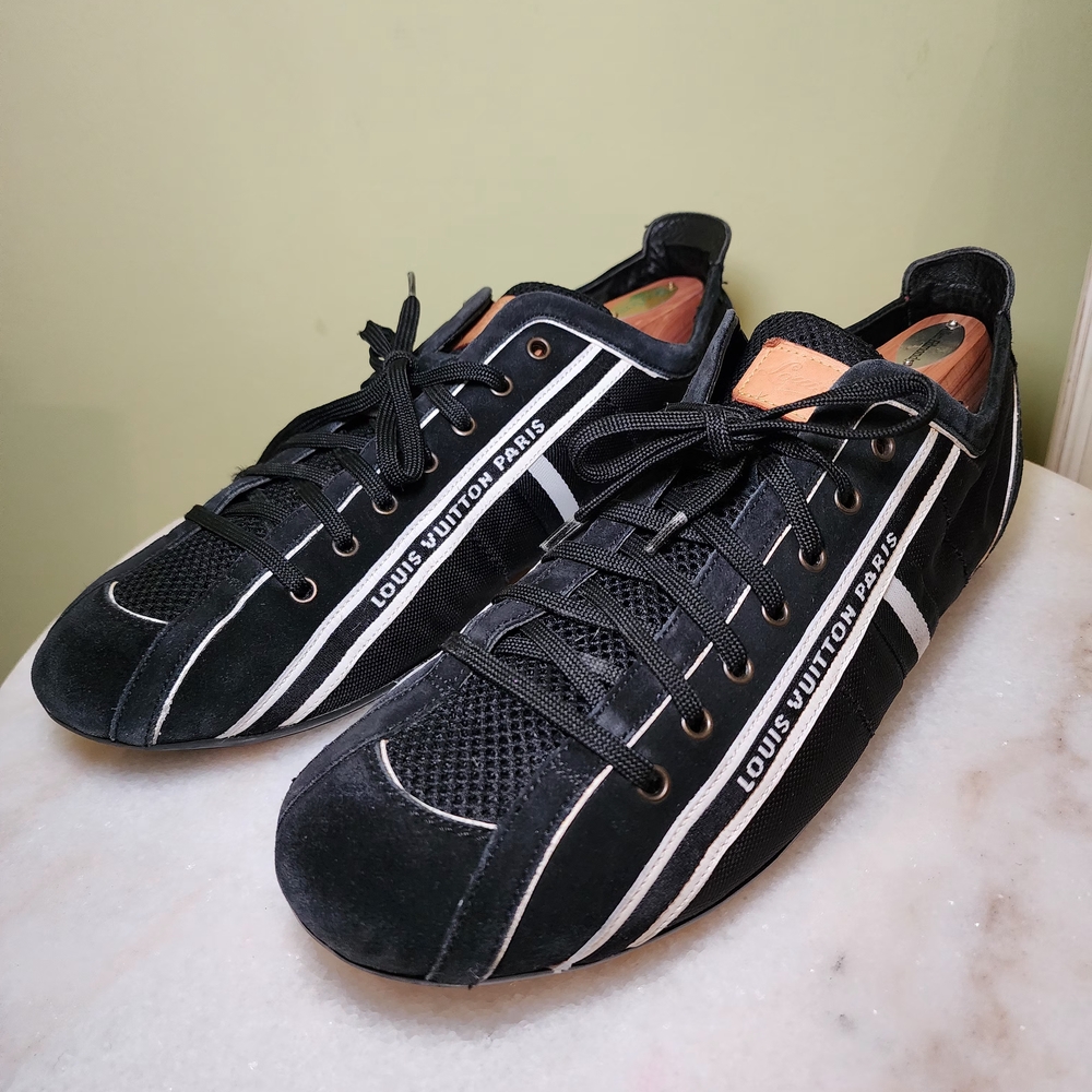 Louis Vuitton Black and White Casual Sneakers